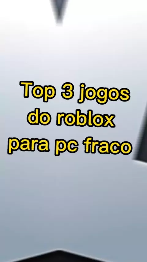 COMO RODAR ROBLOX EM PC FRACO EM 2023! ( Como